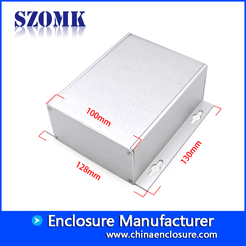 China hot sale wall mounting 130X128X52mm 6030 aluminum junction enclosure manufacture/AK-C-A44