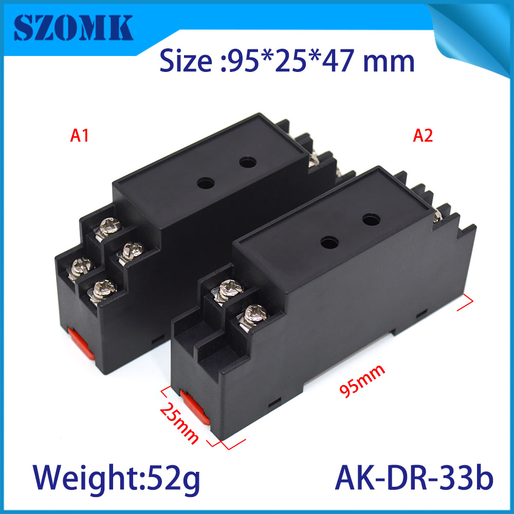 ABS plastic housing for distributor rail housing AK-DR-33B