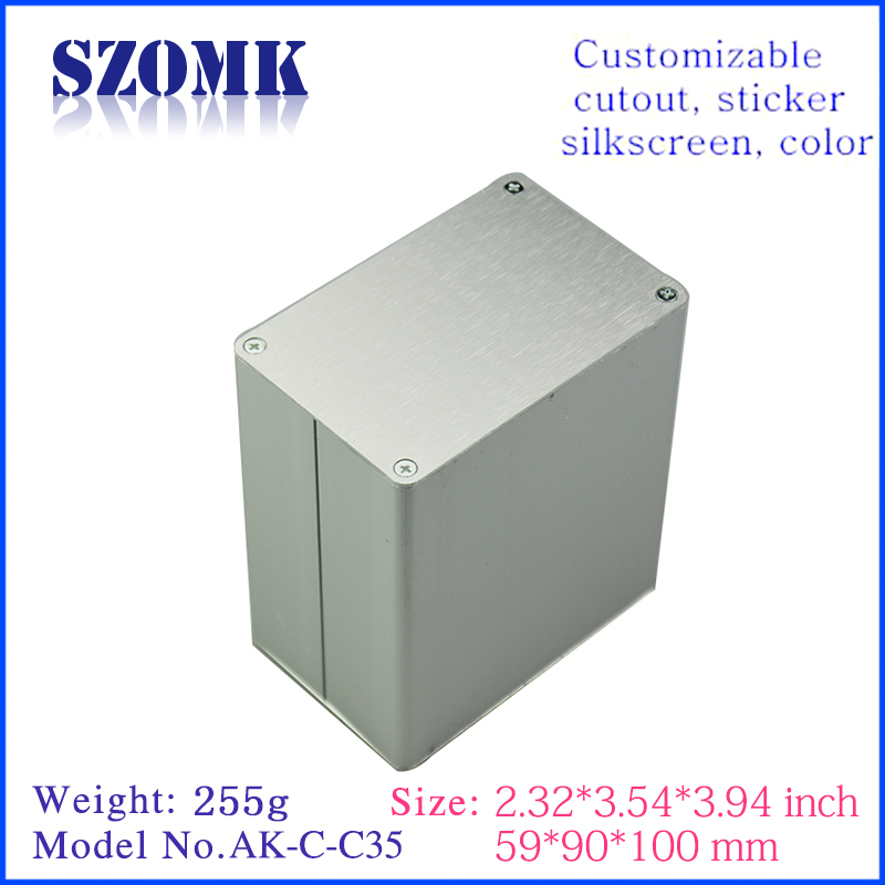 Distribution box aluminum amplifier enclosure switch box