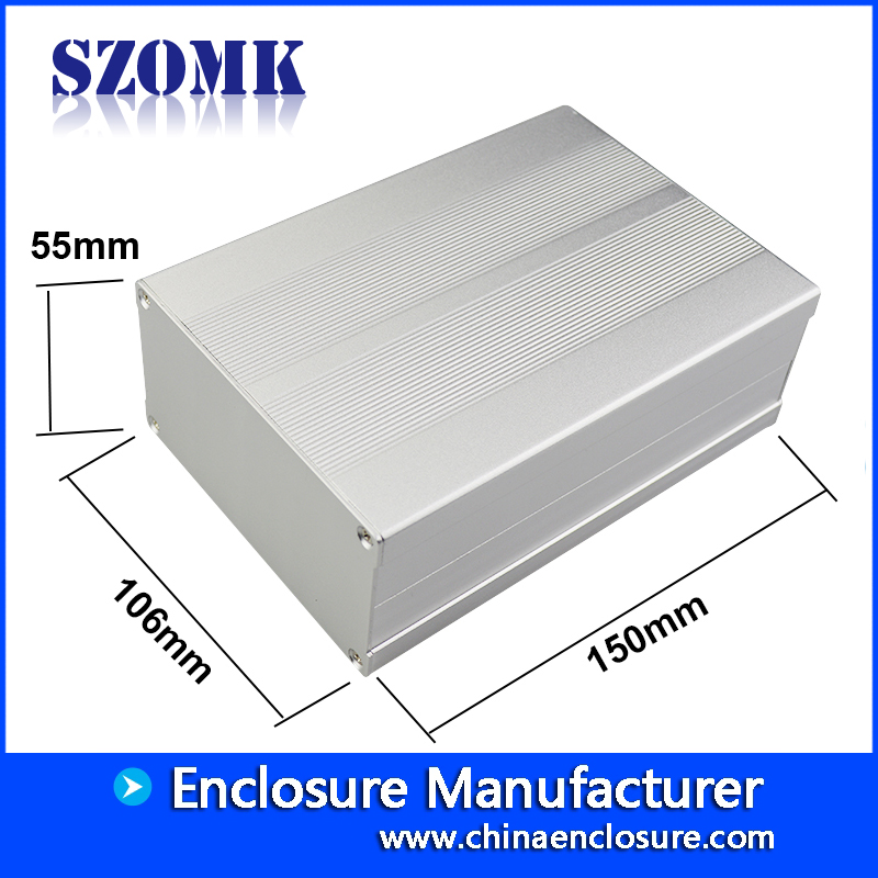 Electrical aluminum project box enclosure case electronic diy instrument housing box C12