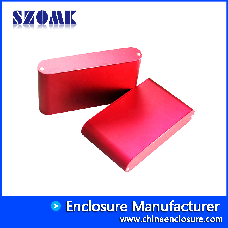 Factory manufacture Extruded Aluminum housing electronic box for PCB AK-C-B20 27*95*143mm