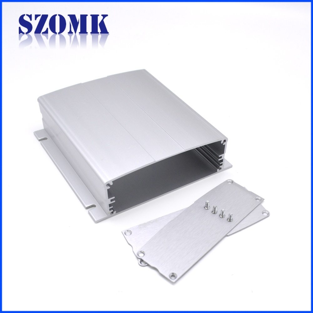 Guangdong high quality aluminum metal junction enclosure heat sink circuit board case size 132*128*38mm