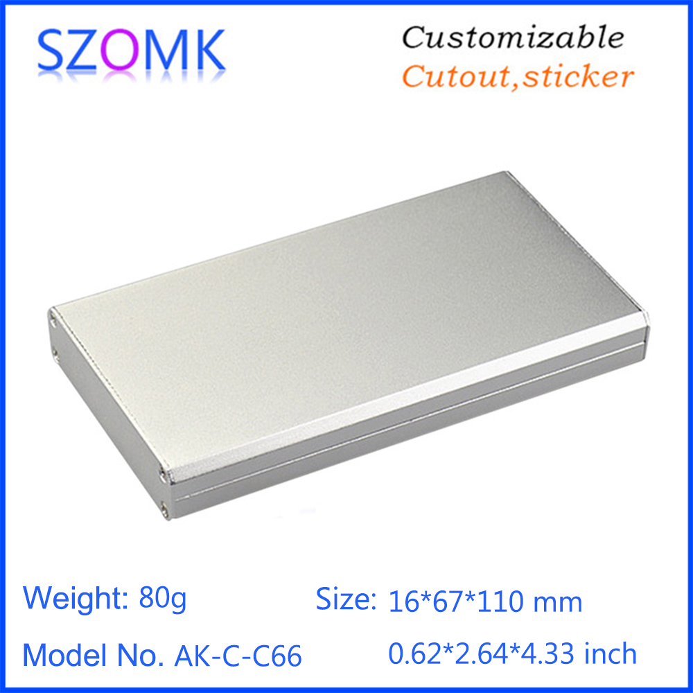 High Quality Aluminum Junction Box for Electronic AK-C-C66 16*67*110mm