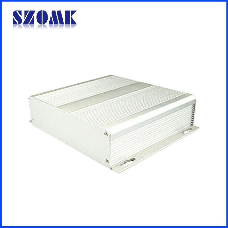 High quality aluminum metal enclosure PCB junction box szomk wall mounting box for electronics AK-C-A9 48*204*free mm