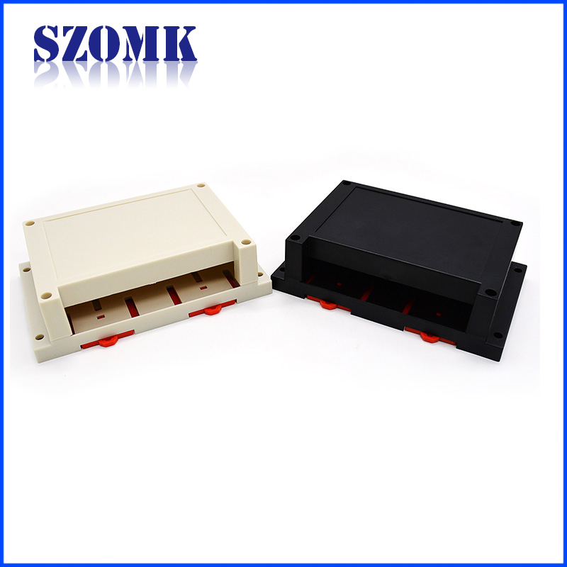 Heißer verkauf ABS kunststoffgehäuse din rail box elektronische gehäuse für PCB 145 * 90 * 40 AK-P-08 145 * 90 * 40mm