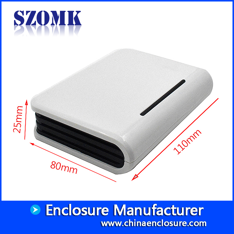 Hot selling network router enclosure plastic industrial housing with 110(L)*80(W)*25(H)mm