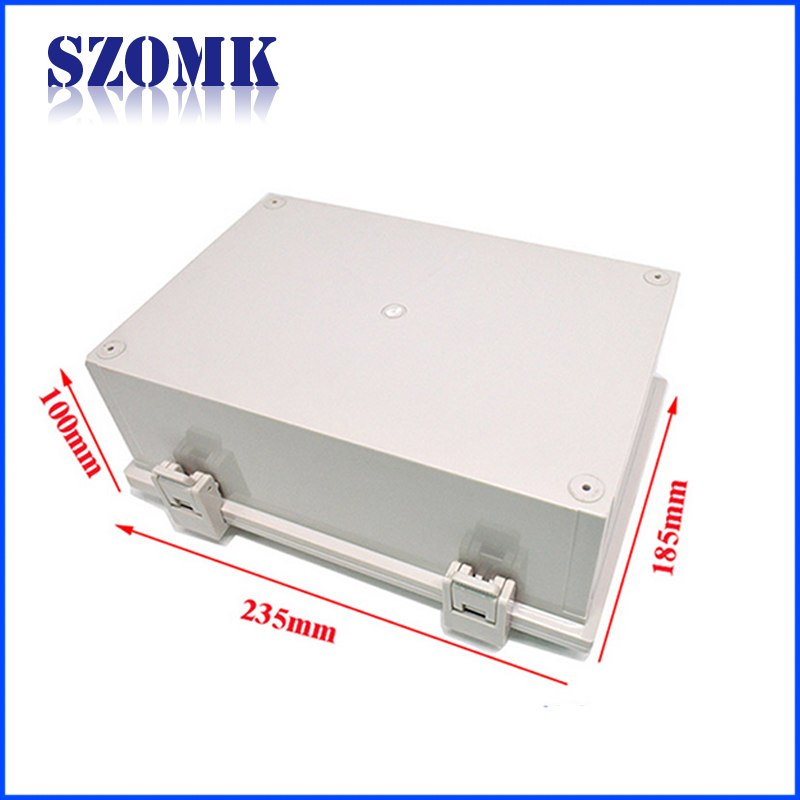 IP65 Plastic ABS Waterproof Enclosure Electronic Instrument Housing Case Box/240*170*110mm/AK-B-F54