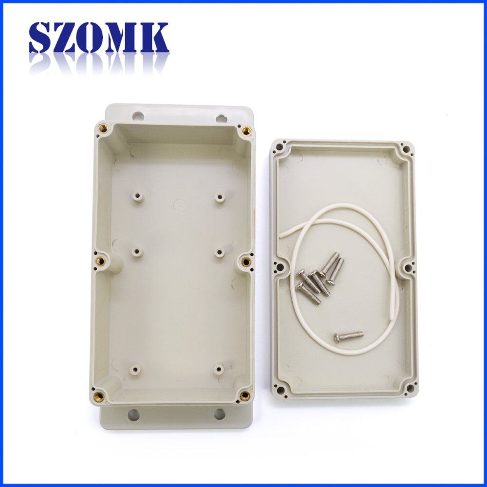 IP65 waterdichte behuizing ABS plastic doos met flenzen voor printplaat AK-B-7