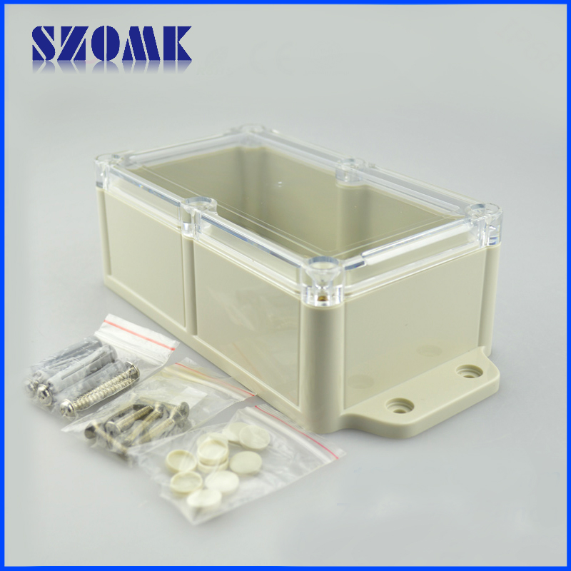 IP68 ABS plastic enclosure waterproof electronic junction box housing cabinet for PCB AK10003-A2 200*94*60 mm