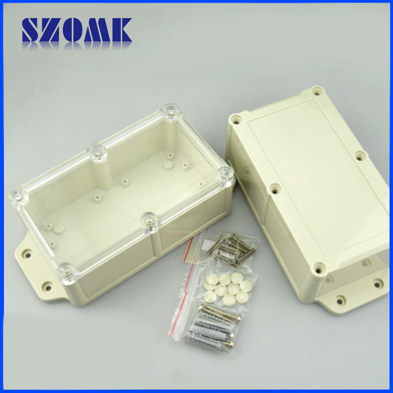 IP68 ABS plastic enclosure waterproof electronic junction box housing cabinet for PCB AK10003-A2 200*94*60 mm