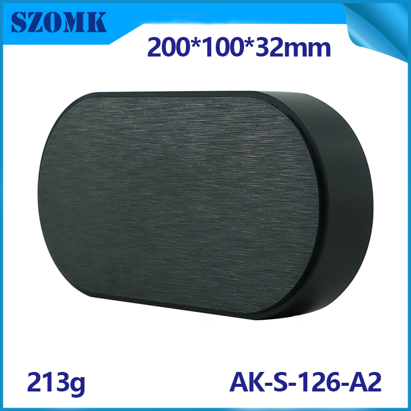 Junction box plastic case electronics enclosures abs ip 54 waterproof Black housing AK-S-126