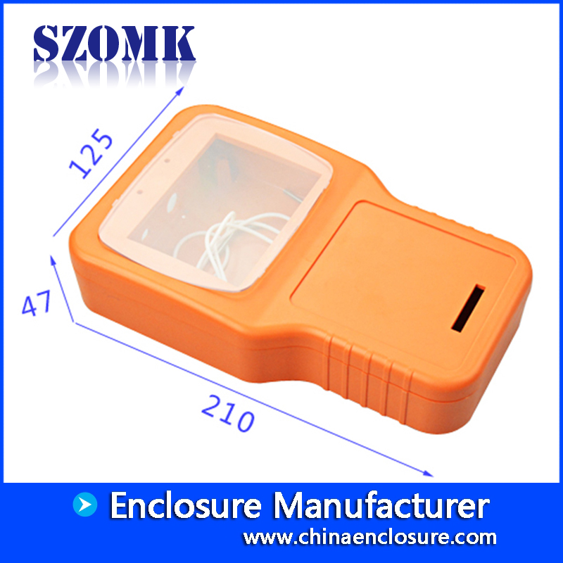 New design abs plastic handheld enclosure manufacture/AK-H-55/210*125*47mm