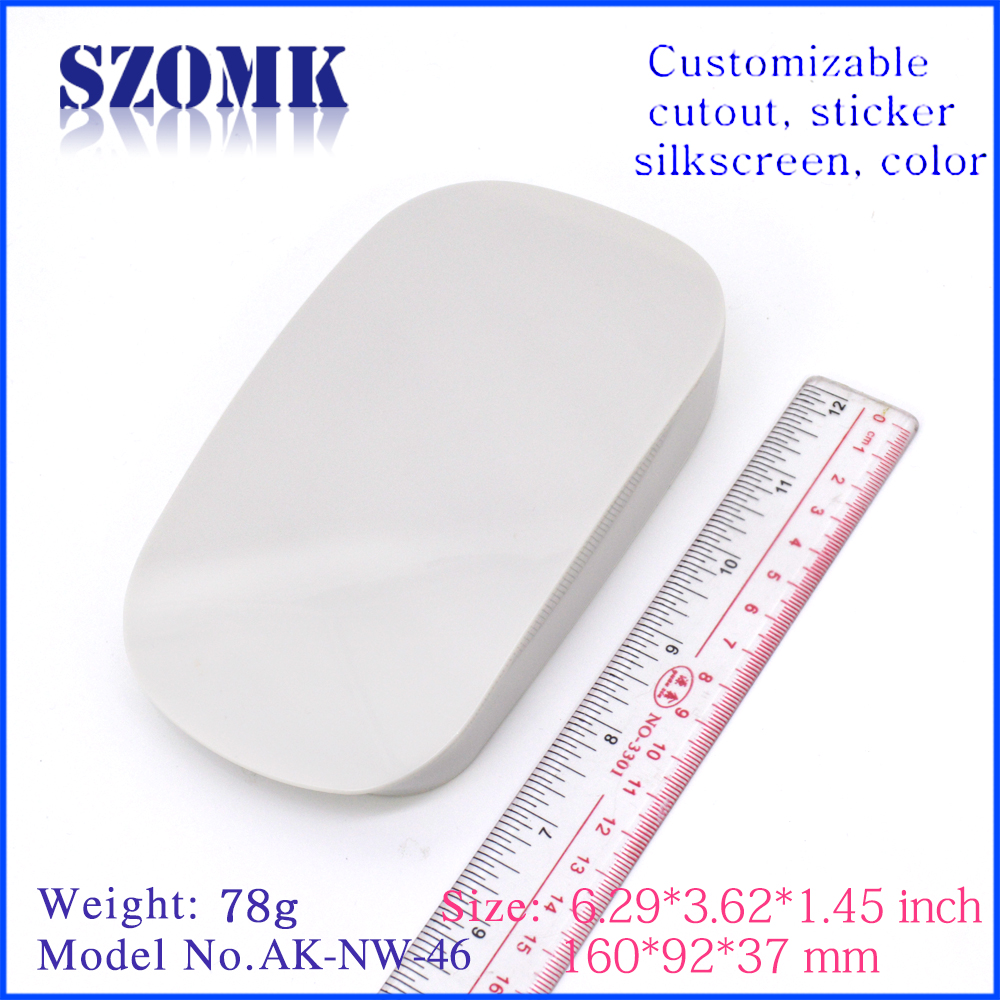 New design case Plastic Control Remote Net Work Handheld Enclosure for pcb AK-NW-46 160*92*37mm