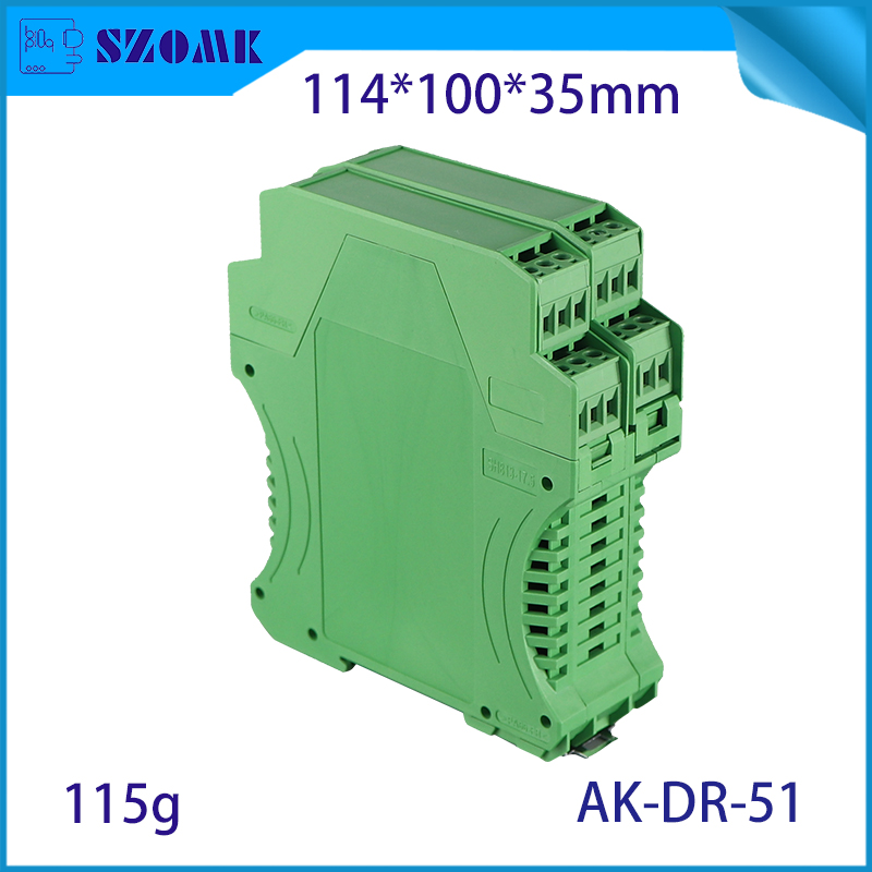 Neues Design Din Rail Plc Junction Box Terminalanschlüsse AK-DR-51 114 x 100 x 35 mm