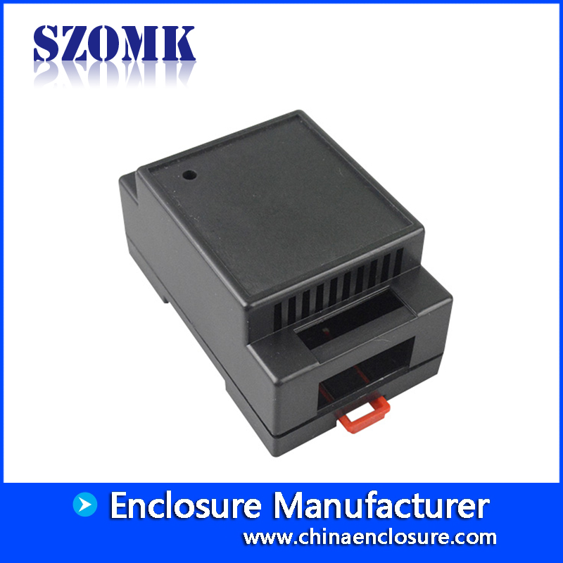 Plastic Din Rail Enclosure, AK-DR-06, 88*55*44m
