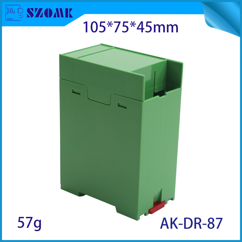 Plastic din rail Enlcosures Terminal Blocks Enclosure  AK-DR-87