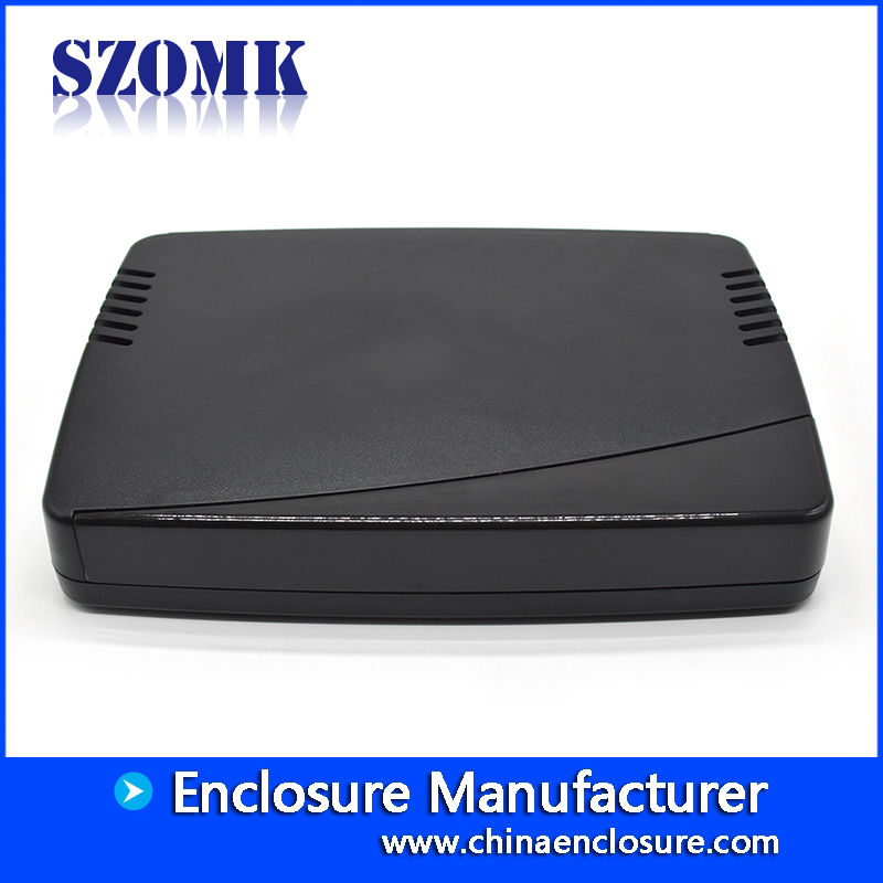 Professional Plastic ABS Network Router Enclosure from SZOMK/ AK-NW-12a/ 173x125x30mm