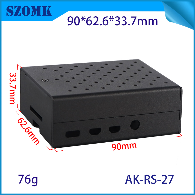 Raspberry Pi 4 Case Écran de ventilateur officiel et laser Coupez 3 A + Gameboy RPI ordinateur portable 3A XL Tine de chaleur Meilleur refroidissement zéro refroidissement passif AK-RS-27