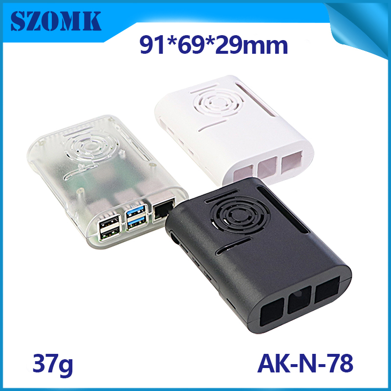 Raspberry X825 PI 4 Modell B-Gehäuse mit Fan-Argon A als Desktop-PC-LCD-Bildschirm-Kühlkörper-HDD-Gehäuse Einzelbrett-Computer AK-RS-13