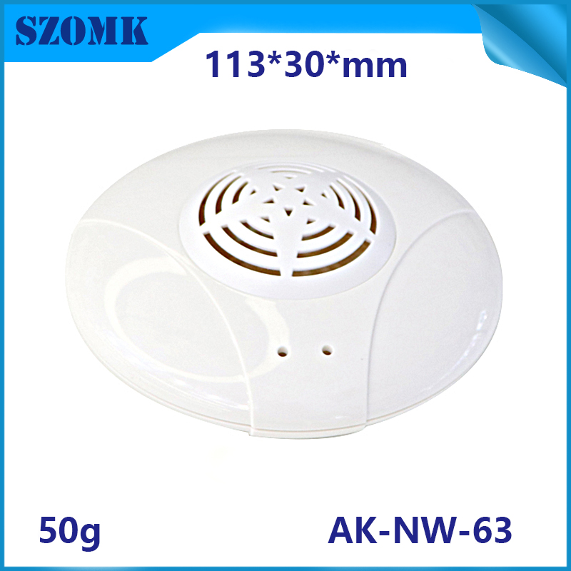 SZOMK ABS plastic wifi router enclosure box plastic network enclosure like TAKACHI outdoor network switch enclosure case AK-NW-63/113*30mm