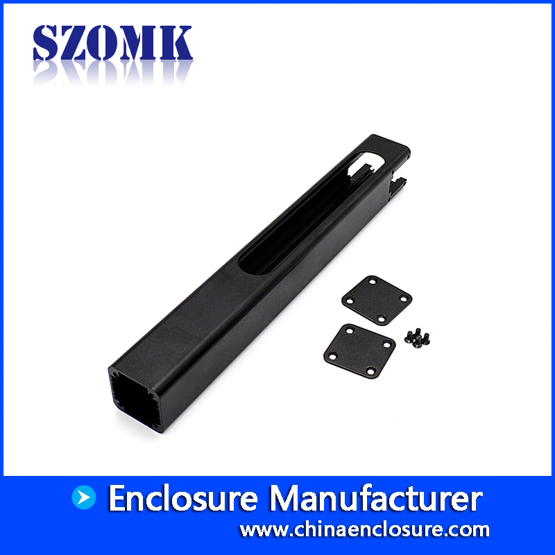 SZOMK China supplier aluminum profile housing enclosure metal junction box size 32*32*250mm