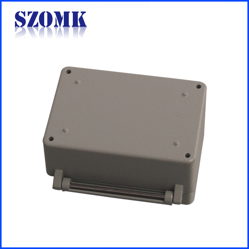 SZOMK Die-cast aluminum hinge cover waterproof AK-AW-28 100*68*50mm workplace
