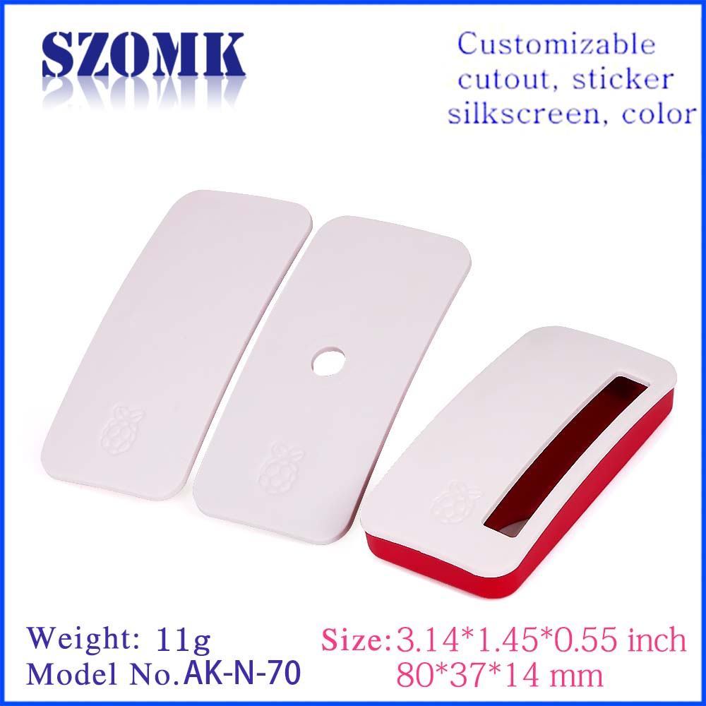 SZOMK Raspberry pi stainless steel electrical box injection tooling supplier AK-N-70 80 * 37 * 14mm