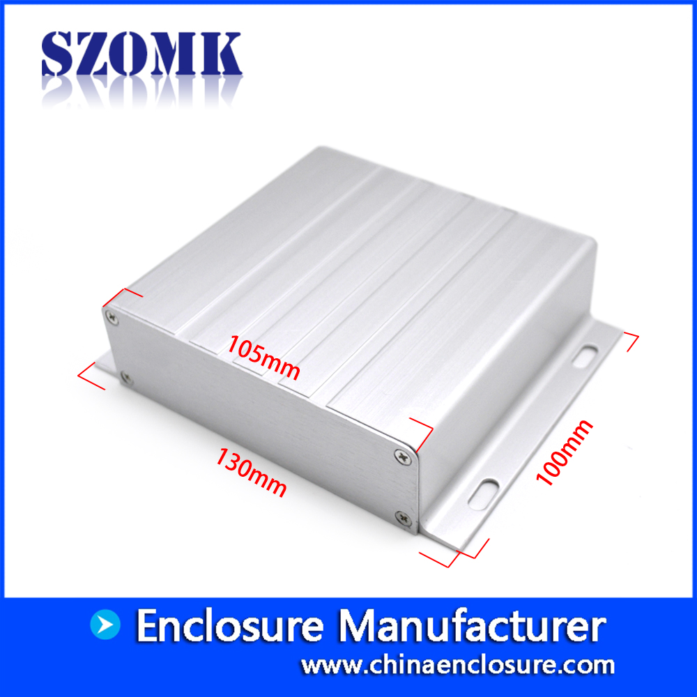 SZOMK Shenzhen supplier amplifier aluminum enclosure control line housing size 100*130*31mm