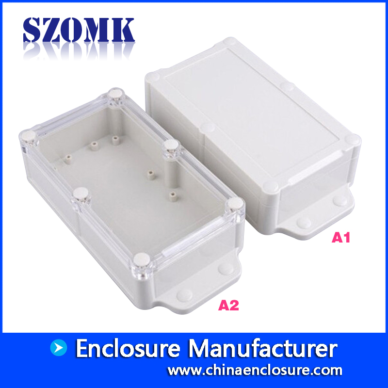 SZOMK ip68 waterproof plastic enclosure for PCB board AK10002-A2 200*94*45 mm