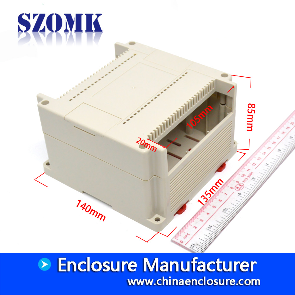 SZOMK new design PLC industrial control plastic enclosure size 140*135*85 mm