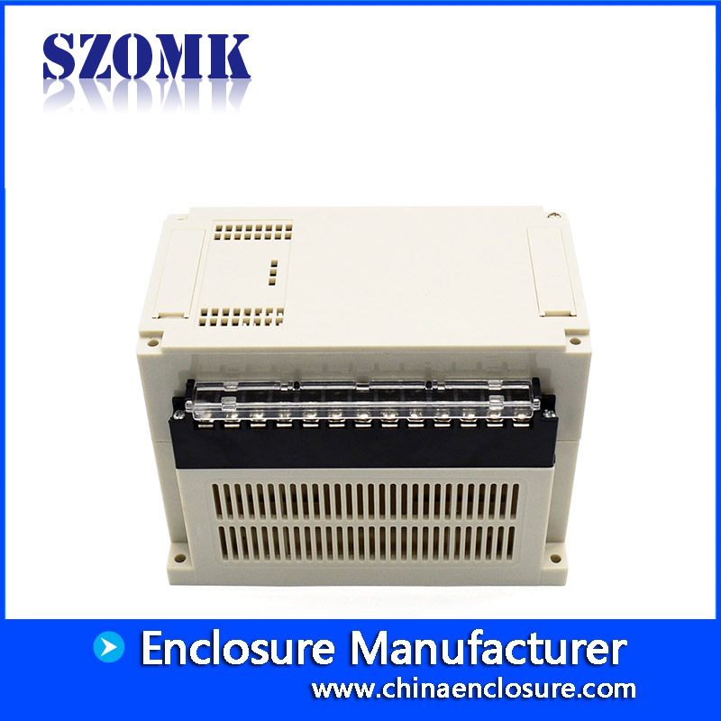 SZOMK new plc din rail plastic enclosure small plastic control box with terminal block