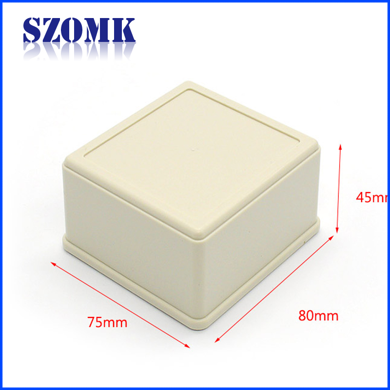 SZOMK small electronic enclosure ABS plastic GPS case for sensors AK-S-10 80x75x45mm