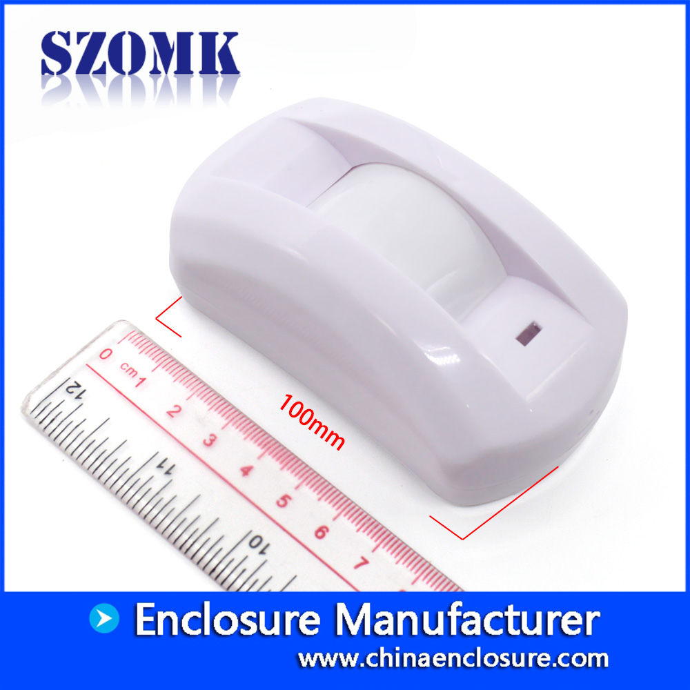 ShenZhen plastic wireless 100X56X38mm motion human infrared sensor detector enclosure/AK-R-149