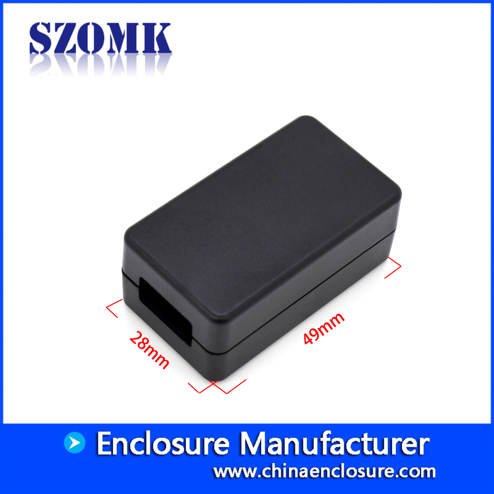 Shenzhen best choose standard box plastic enclosure for usb connector manufacturer AK-S-120  49*28*20mm