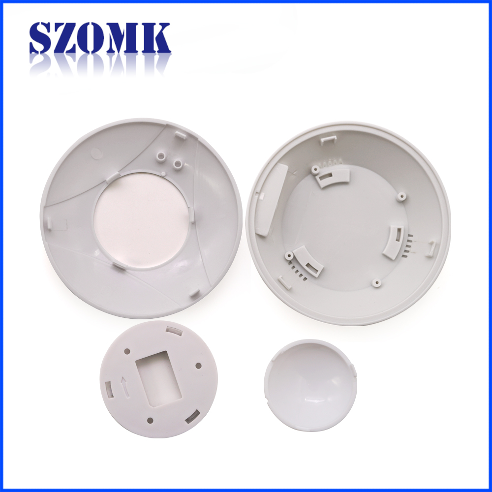 Shenzhen high quality waterproof RFID round plastic enclosure for Smoke detector AK-R-158 110*51mm