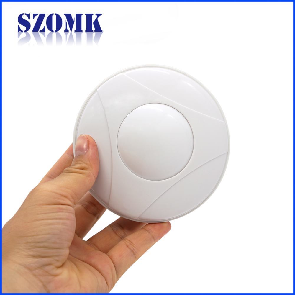 Shenzhen high quality waterproof RFID round plastic enclosure for Smoke detector AK-R-158 110*51mm