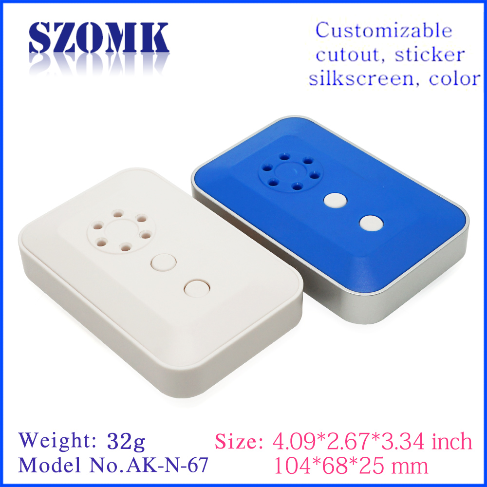 Shenzhen products abs plastic housing for Raspberry Pi electronic equipment AK-N-67 104 X 68 X 25 mm