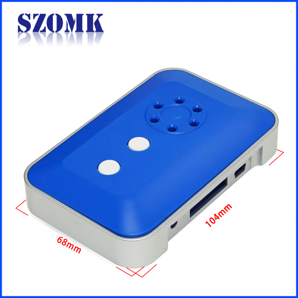 Shenzhen products abs plastic housing for Raspberry Pi electronic equipment AK-N-67 104 X 68 X 25 mm