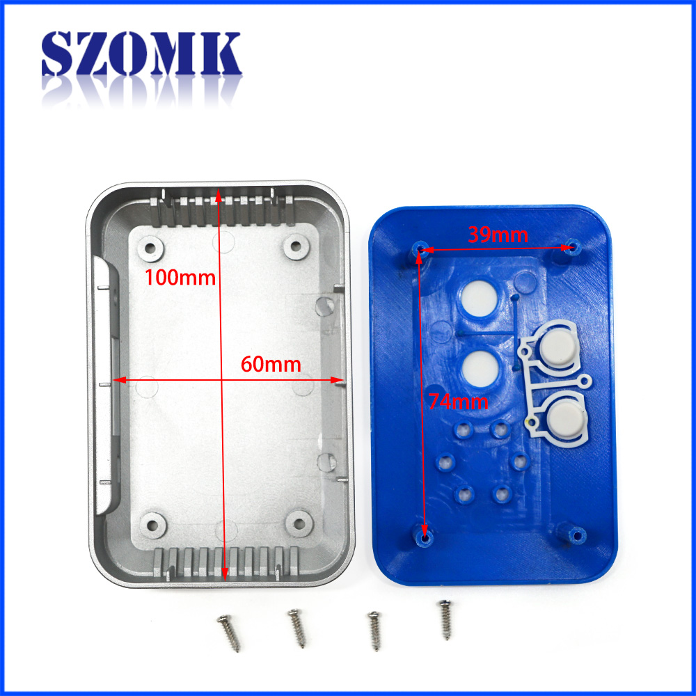 Shenzhen products abs plastic housing for Raspberry Pi electronic equipment AK-N-67 104 X 68 X 25 mm