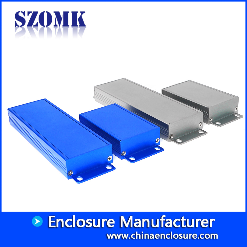 Shenzhen supplier extruded aluminum enclosure amplifier shell plc power switch box size 50*21*150