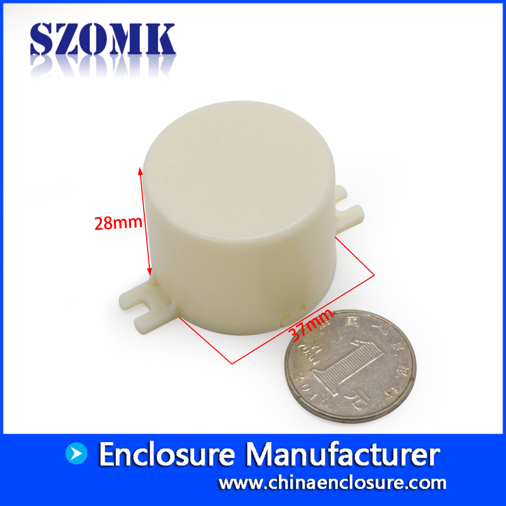 Shenzhen supplier round plastic LED power junction box controller box size 37*28mm