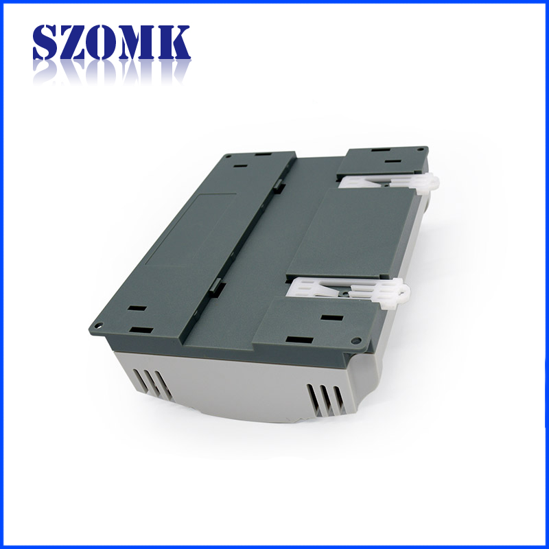 Szomk Fire-retardant material switch box din rail enclosure for pcb AK80008 173.8*138.5*57mm