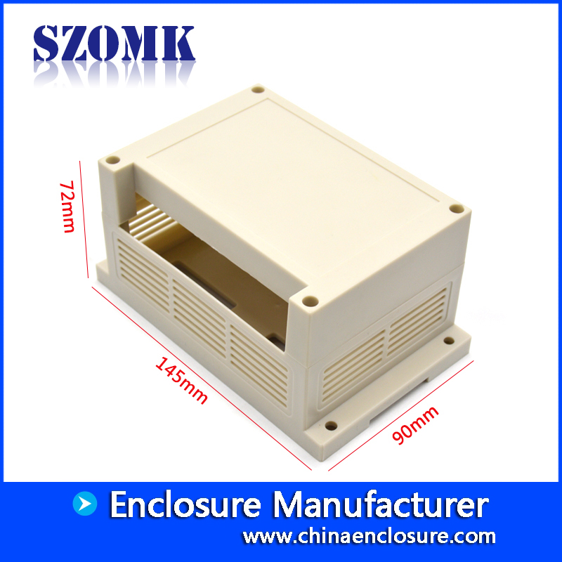 Szomk casing for electronics junction housing din rail enclosure AK-P-24/145X90X72MM