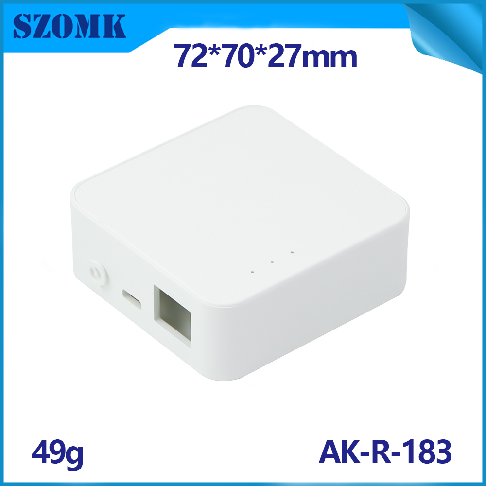 Wholesale Plastic enclosures box Circuit gateway Box IOT smart home Abs Boxes  for PCB Board AK-R-183