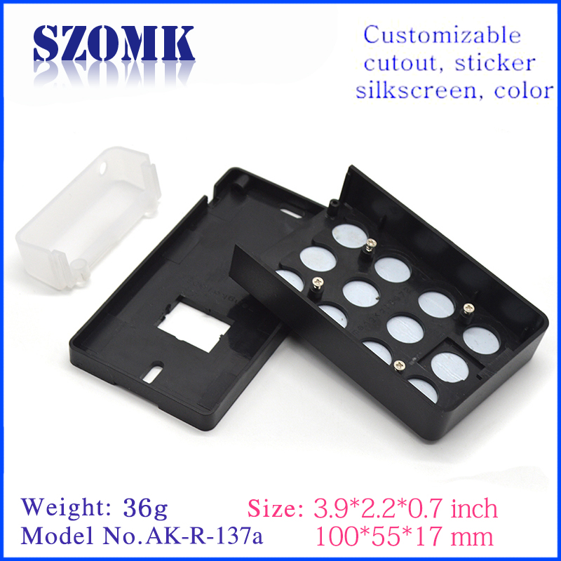 Wireless Alarm System Junction Box with LCD Keyboard Sensor Box AK-R-137a 100*55*17mm