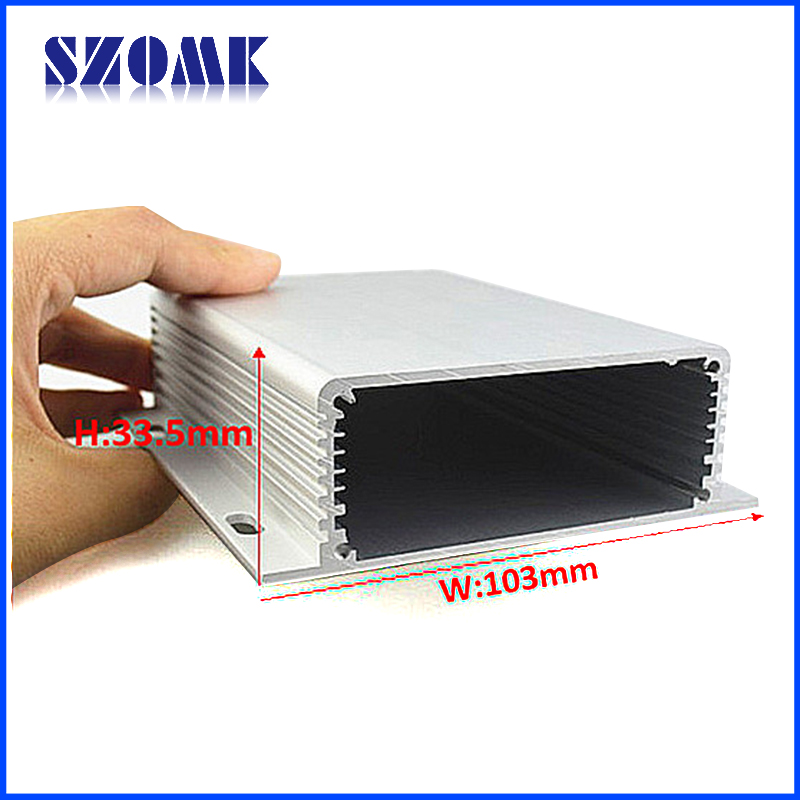 anodized aluminum enclosure box/heatsink shell/extruded profiles AK-C-A30