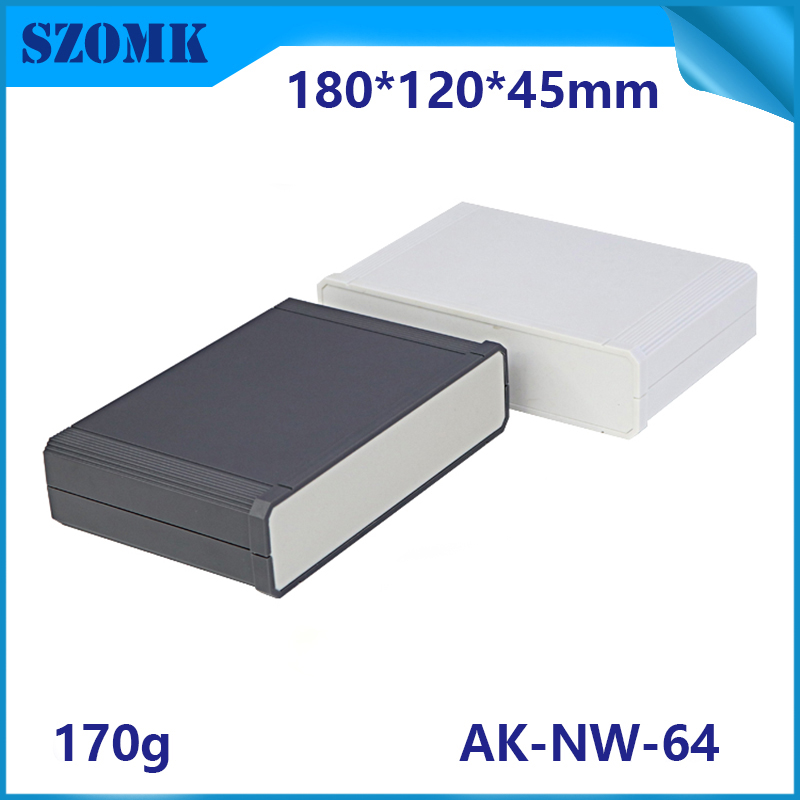 Box Router Gehäuse 180 * 120 * 45mm Kunststoff Elektronik Fernbedienungsnetzwerk Gehäuse Kunststoffkoffer