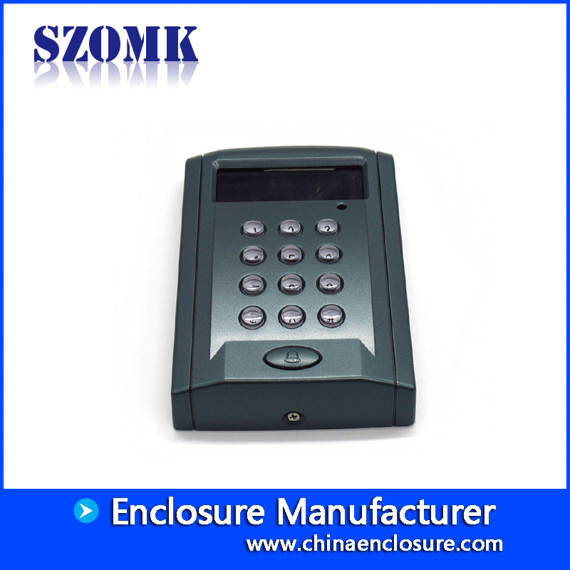 classic plastic enclosure with keyboard and lcd for pcb device AK-R-35 133*87*25 mm