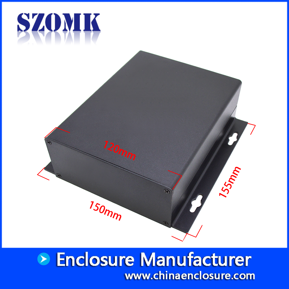 cost saving aluminum controller junction enclosure metal cnc milling box size 155*150*52mm