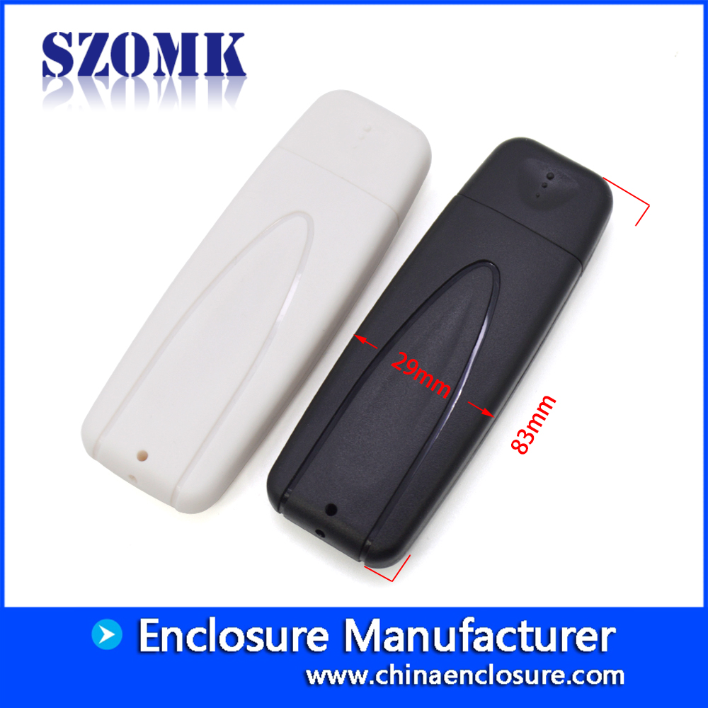 cost saving plastic enclosure usb disk housing transmitter case size 83*29*14mm